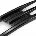 2Pcs Car Front Fog Lamp Eyebrow Glossy Black For VW Golf MK7 2014-2017