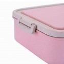 3 Grids Microwave Heating Lunch Box Bento Box Food Fruit Storage Container Refrigerator Fresh Box Pink/Blue