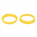 4 Pcs Car Wheel Bore Center Collar Hub Centric Rings 66.6mm - 57.1mm For VW