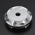 4PC 64mm ABS Silver Wheel Center Hub Caps Wheel Center Emblem