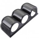 52mm Carbon Fiber Look Dash 3 Hole Gauge Meter Mount Holder Pod