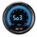 52mm Tachometer Gauge for Ten Color LED Meter 12V Car Gauge 0-9000RPM