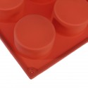 8 Holes Round Silicone Cake Mold Jelly Cookie Muffin Soap DIY Baking Tools