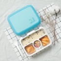 800ml BPA Lunch Box Refrigerator Fresh Box Grain Storage Sealed Box with 5 Seperate Seal compartment