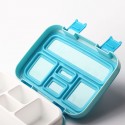 800ml BPA Lunch Box Refrigerator Fresh Box Grain Storage Sealed Box with 5 Seperate Seal compartment