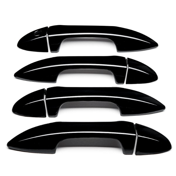 8Pcs/Set Car Door Handle Cover Gloss Black ABS For Toyota Corolla 2014-2018 LHD Cars