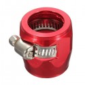 AN6 15mm Car Hose End Finish Fuel Oil Water Pipe Clamp Clip