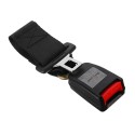 1Pcs Universal 14 Inch Car Seat Safety Belt Extension Black Buckle