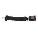 1Pcs Universal 14 Inch Car Seat Safety Belt Extension Black Buckle