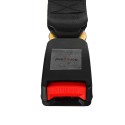 1Pcs Universal 14 Inch Car Seat Safety Belt Extension Black Buckle