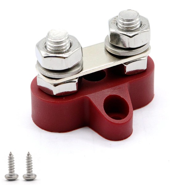 Bus Bar Power Terminal Block Negative M6 M8 Positive Distribution Studs