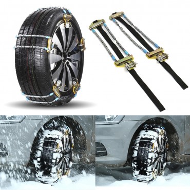 Car Anti-slip Manganese Alloy Tire Chain Snowy Winter Muddy Skid Emergency