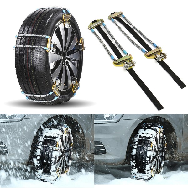 Car Anti-slip Manganese Alloy Tire Chain Snowy Winter Muddy Skid Emergency