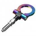 Car Front Rear Bumper Screw-on Tow Hook Racing Style Aluminum for BMW Mitsubish