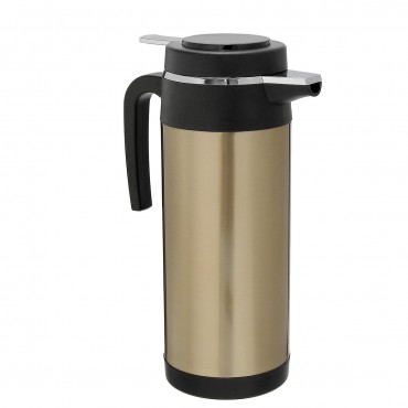 Car Kettle Bottle 1200ml Stainless Steel 12V Car Adapter Electric Heated Mug Water Kettle Bottle