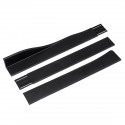 Car Side Skirt Extension Blades Matte Black Universal For BMW AUDI VW FORD 2.2M