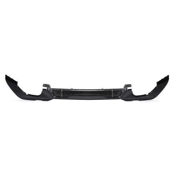 Carbon Black Rear Bumper Diffuser Spoiler Lip Protector For BMW G20 3 Series M-Sport 19-20