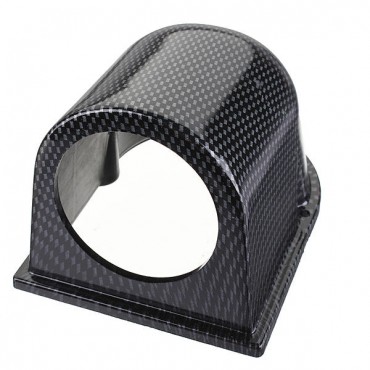 Carbon Fiber Pillar Meter Housing Single Gauge Holder Pod 52mm