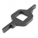 Dual LED Tow Hitch Mounting Bracket For Backup Reverse Search Off Road Lights Universal