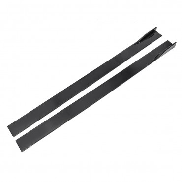 For LEXUS IS200T IS250 IS350 ISF Black Car Side Skirt Extension Panel Lip Splitter 86.6''