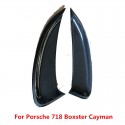 Modified Carbon Fiber Side Air Inlet Leaf Plate For Porsche 718BoxsterCayman