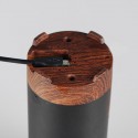 Ultrasonic Essential Oil Wood Grain Mini Car Aroma Humidifier