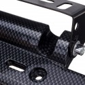 Universal Car Adjustable Carbon Fiber License Plate Frame Holder Bracket Multi-color