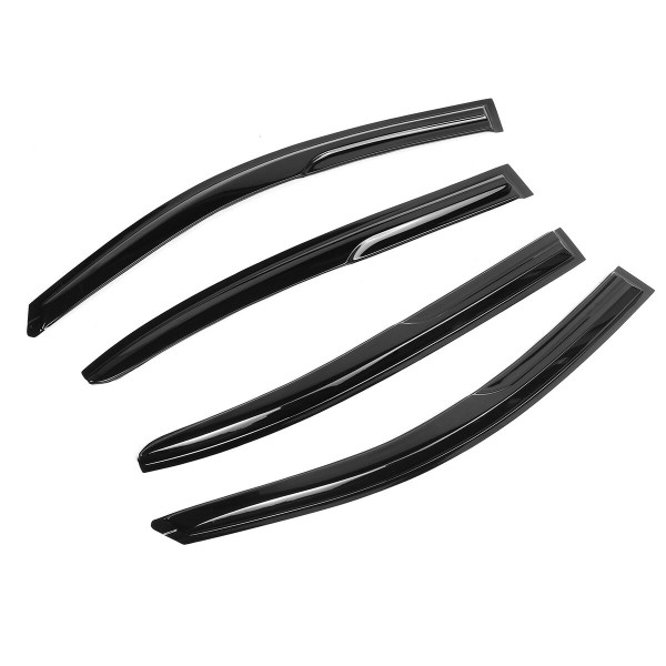 4Pcs Window Visor Rain Deflectors For Honda Accord 2013-2017