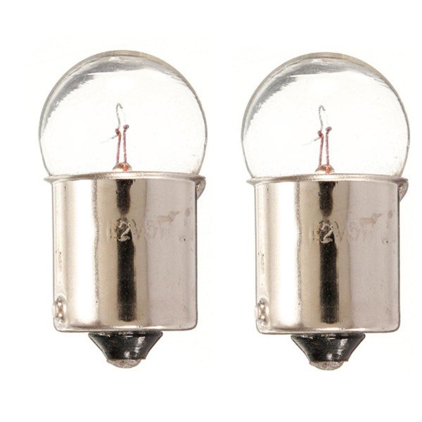 1 Pair 12V 5W 207 Brake Reverse Tail Stop Indicator Light Car Bulbs