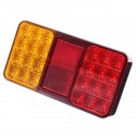 12V 1.5W 24LED Car Rear Tail Light Brake Stop Indicator Lamp for Trailers Trucks Utes Boats Caravans