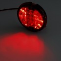 12V 24V Car Rear LED Tail Light Brake Stop Turn Signal Lamp Round Hamburger For Lorry Truck Car Van Trailer