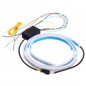 1.2m LED Car Tail Trunk Tailgate Strip Light Brake Driving Signal Flowing Lamp