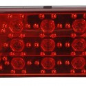 15 LED Car Rear Strobe Tail Brake DRL Stop Light Fog Flashing Lamp