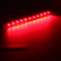 15Inch DC12V Red 4 Wires 11 LED Light Bar Stop Turn Tail 3rd Brake Lights for Truck Trailer