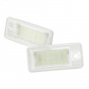 18 LED License Number Plate Light Lamp For Audi A3 A4 A6 A8 B6 B7 S3 Q7 RS4 RS6
