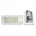 18 LED License Number Plate Light Lamp For Audi A3 A4 A6 A8 B6 B7 S3 Q7 RS4 RS6