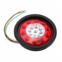 19 LED Truck Lorry Brake Lights Stop Turn Tail Lamp Black Rubber Turn Signal Stop Lights