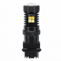 1Pcs LED Brake Lights Turn Signal Lamp Bulb Dual Color White Yellow 1156 1157 7440 7443 3156 3157