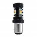 1Pcs LED Brake Lights Turn Signal Lamp Bulb Dual Color White Yellow 1156 1157 7440 7443 3156 3157