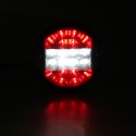 24V 20LED Round Car Rear Tail Light Brake Turn Signal Lamp for Trailer Truck