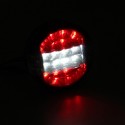 24V 20LED Round Car Rear Tail Light Brake Turn Signal Lamp for Trailer Truck