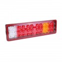 24V 72LED Car Tail Light Rear Indicator Brake Trun Signal Lamp IP67 Waterproof forTrailer Truck