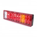 24V 72LED Car Tail Light Rear Indicator Brake Trun Signal Lamp IP67 Waterproof forTrailer Truck