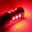 2PCS 3157 LED Flashing Strobe Light Bulb Red Rear Alert Safety Brake Tail Stop Lights Bulb