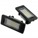 2PCS LED License Light Number Plate Lamp For BMW E39 E60 E82 E70 E90 E92 1/3/5/X Series