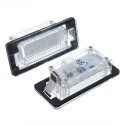 2PCS LED License Number Plate Lights White for VW Audi Seat