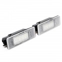 2PCS LED License Plate Light For Mercedes-Benz Sprinter W906 Vito Viano W639 2006-on