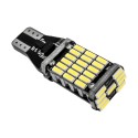 2PCS T15 W16W 1156 1157 45 SMD LED Car Backup Reverse Lights Bulb Turn Signal Lamps Canbus Error Free 800LM White