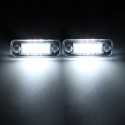 2Pcs 3-SMD LED 7000K License Plate Lights Lamps For Benz C E-Class CLS SLK W211 S211