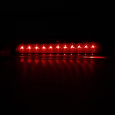2Pcs Black Lens High Level LED Brake Stop Lights for VW T5/T6 Transporter Barn Door 7E0945097E 7E0945097H